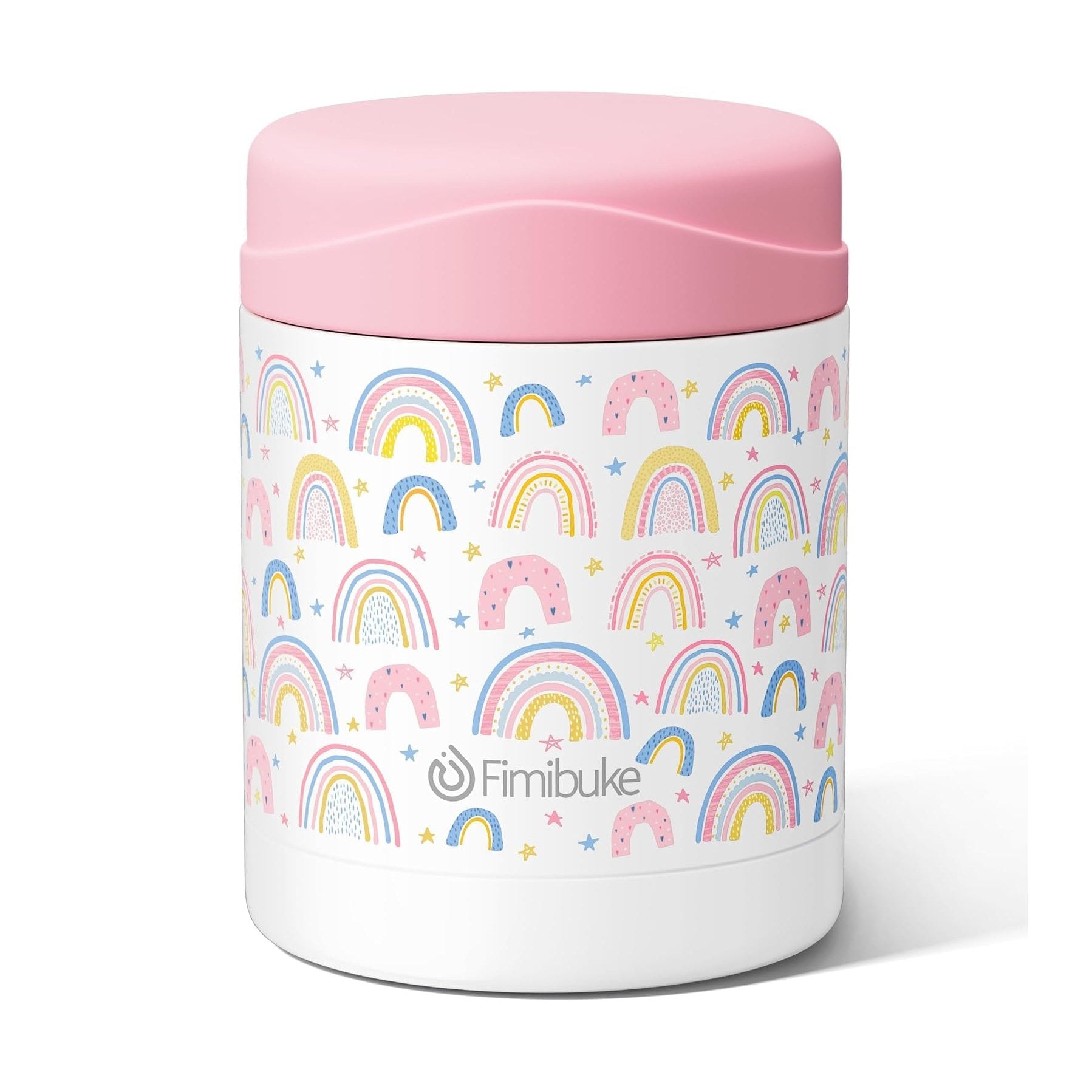 Fimibuke 12oz Insulated Kids Food Jar for Hot & Cold Meals - Green Dinosaur