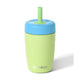 Fimibuke 12oz Insulated Toddler Straw Cups, Spill-Proof 2-Pack - Green