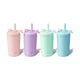 Fimibuke 10oz Spill-Proof Toddler Cups with Straw, 1- to 4-Pack