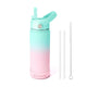Fimibuke 18oz Kids Insulated Water Bottle with Straw - Macaron