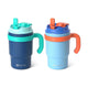 Fimibuke 16oz Kids Insulated Tumbler with Handle & 2-in-1 Lid