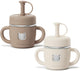 Fimibuke 10oz Stainless Steel Sippy Cups for Toddlers, 2-Pack