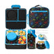 Fimibuke Complete Bento Lunch Set with Thermos, Bottle & Bag