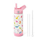 Fimibuke 18oz Kids Insulated Water Bottle with Straw - Construction Trucks