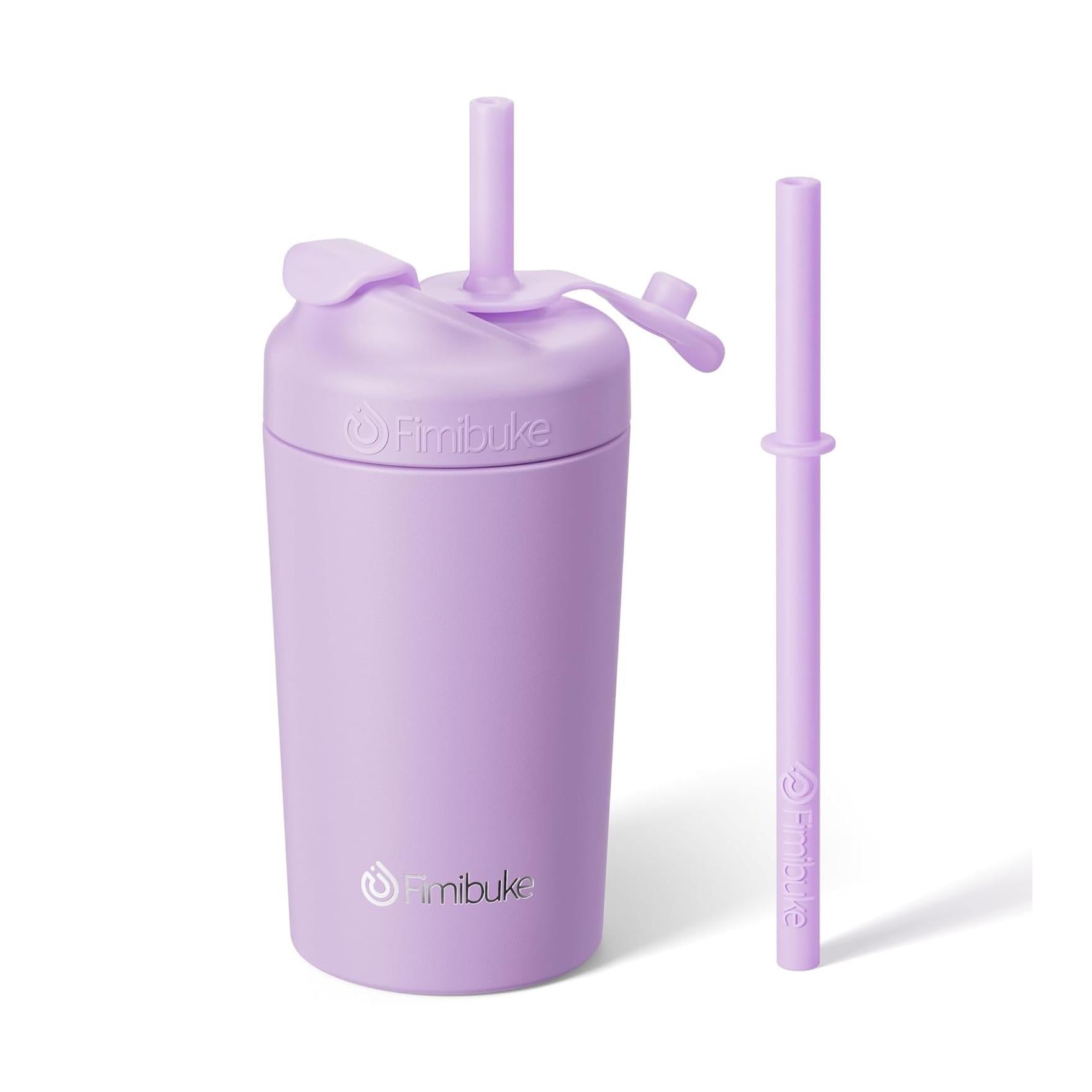 Fimibuke 10oz Spill-Proof Toddler Cups with Straw, 1- to 4-Pack - Underwater World