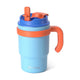 Fimibuke 16oz Kids Insulated Tumbler with Handle & 2-in-1 Lid - Navy Blue & Light Blue
