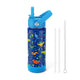 Fimibuke 18oz Kids Insulated Water Bottle with Straw - Green Dinosaur