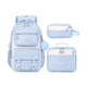 Fimibuke Girls 3-Piece Colorblock Backpack Set, Age 6+