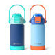 Fimibuke Kids Insulated Water Bottle with 2-in-1 Straw & Spout Lid - Dinosaur & Monster Car
