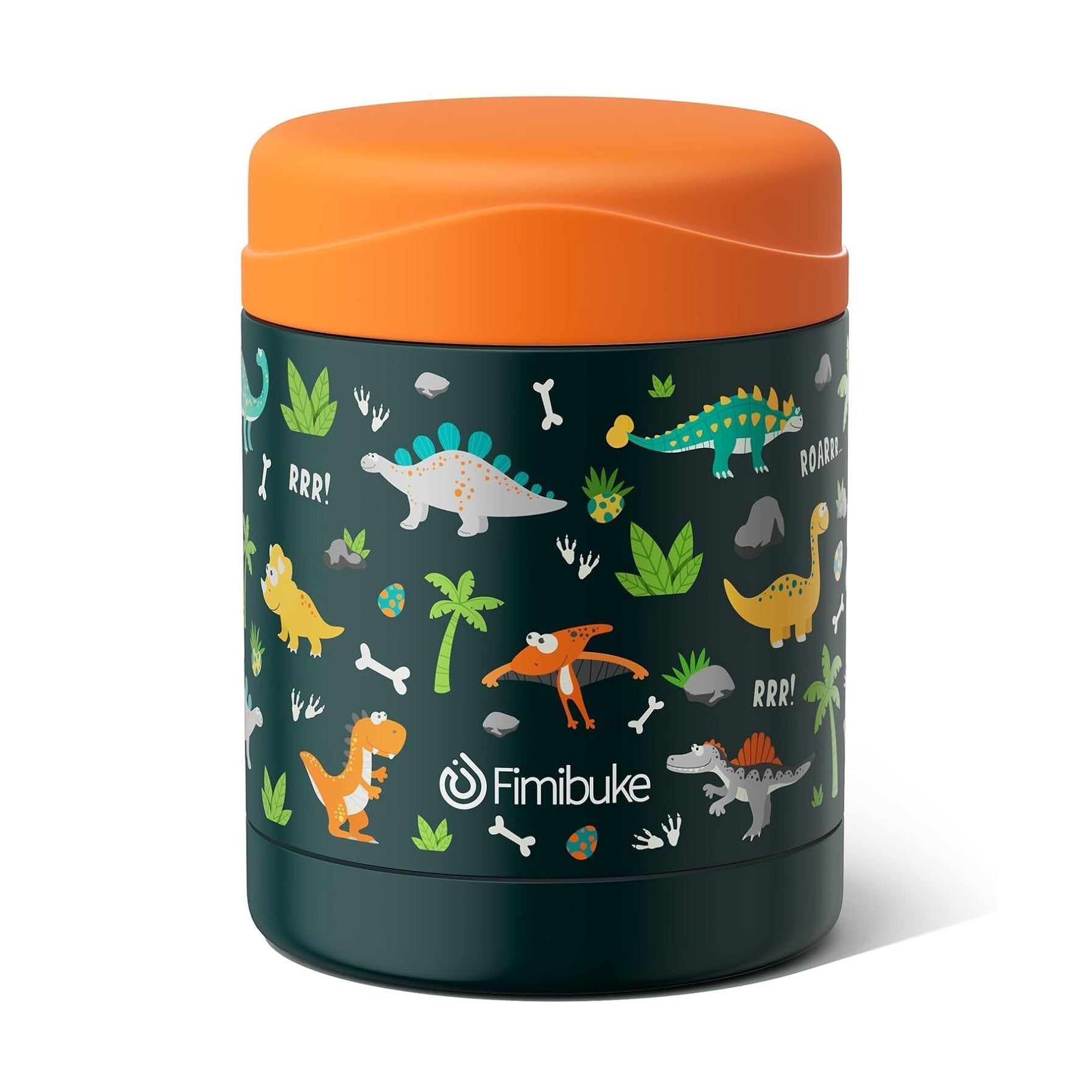 Fimibuke 12oz Insulated Kids Food Jar for Hot & Cold Meals