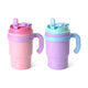 Fimibuke 16oz Kids Insulated Tumbler with Handle & 2-in-1 Lid