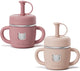 Fimibuke 10oz Stainless Steel Sippy Cups for Toddlers, 2-Pack