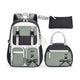 Fimibuke Girls 3-Piece Waterproof Backpack Set with Lunch Box