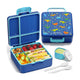 Fimibuke 41oz Kids Bento Lunch Box with 4 Compartments - Groovy Rainbow