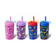 Fimibuke 10oz Insulated Toddler Straw Cups, Spill-Proof 2- or 4-Pack