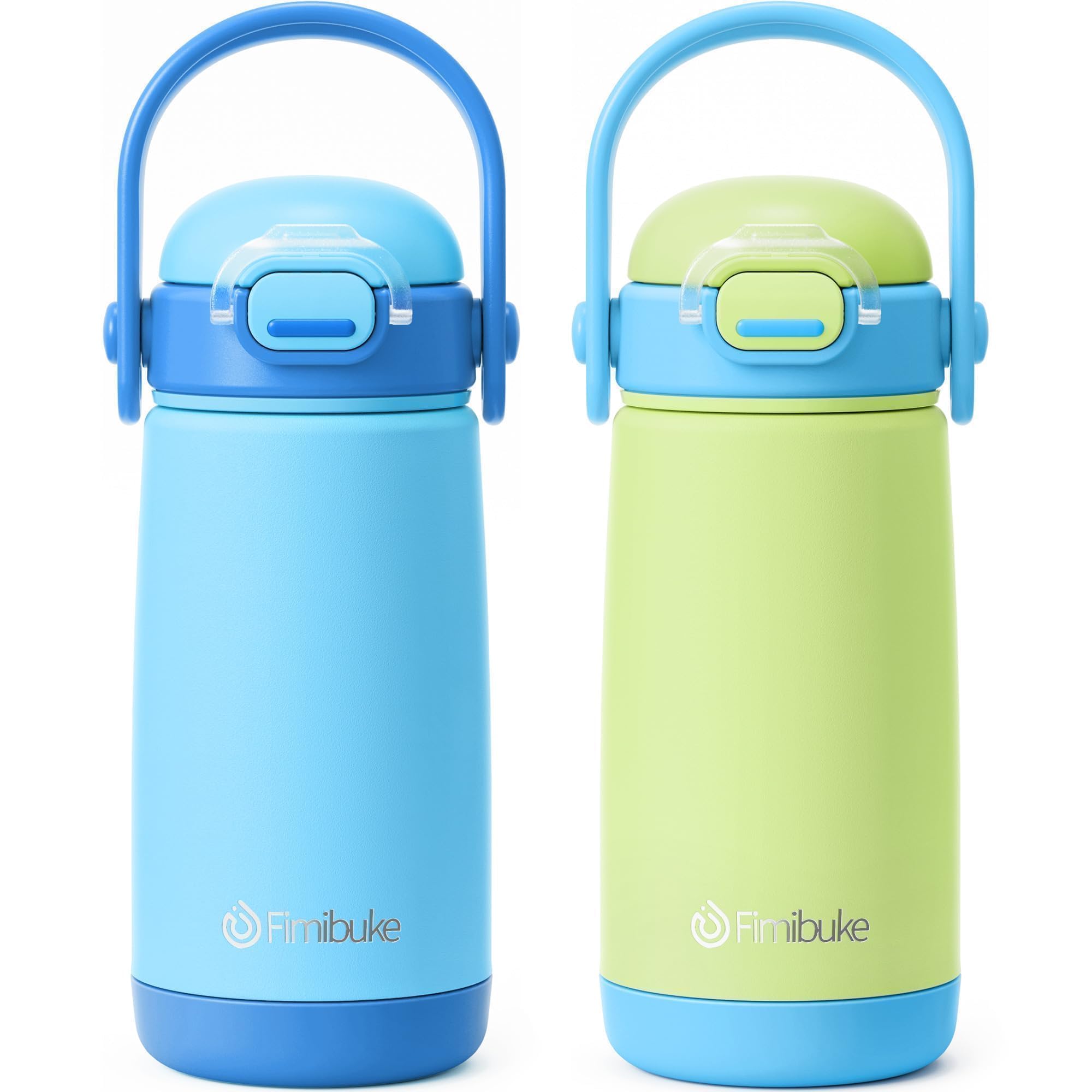 Fimibuke 14oz Insulated Stainless Steel Kids Water Bottle