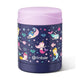 Fimibuke 12oz Insulated Kids Food Jar for Hot & Cold Meals - Blue Dinosaur & Space