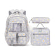 Fimibuke Girls 3-Piece Lightweight Backpack Set with Lunch Bag