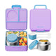 Fimibuke 60oz Bento Box with 8.5oz Thermos & Utensils - Construction Trucks