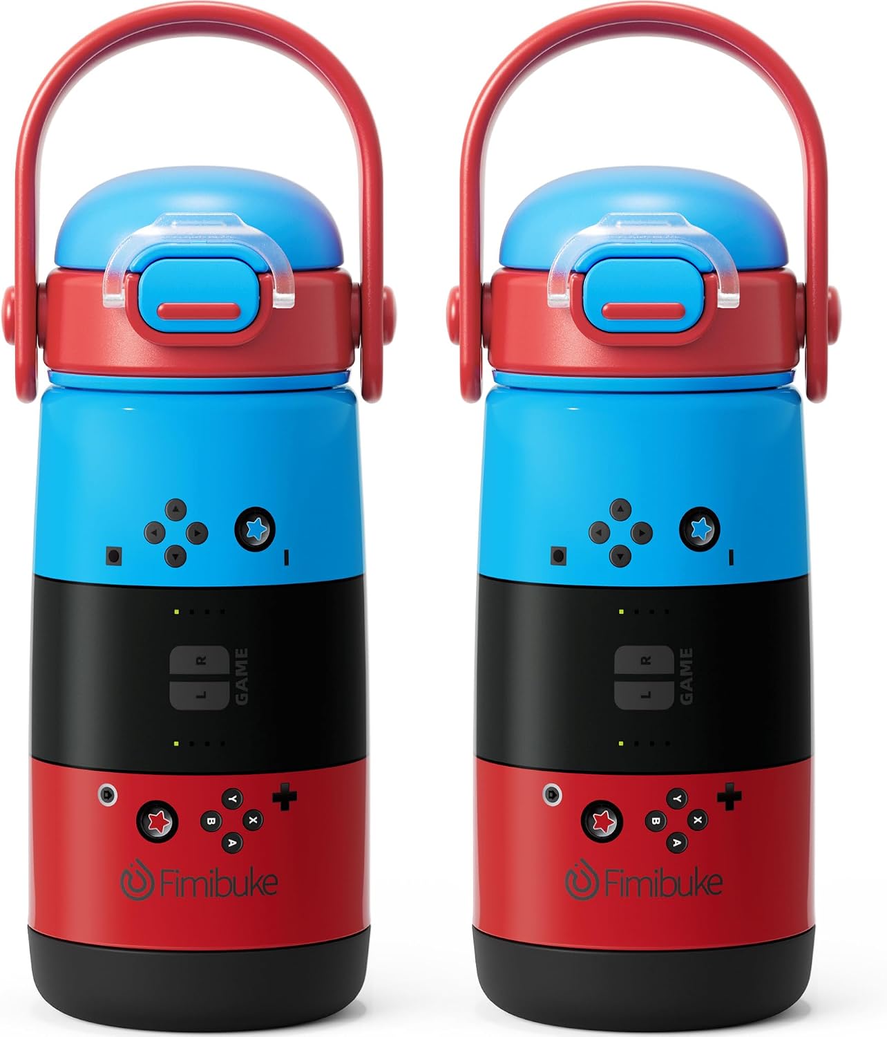 Fimibuke 14oz Insulated Stainless Steel Kids Water Bottle