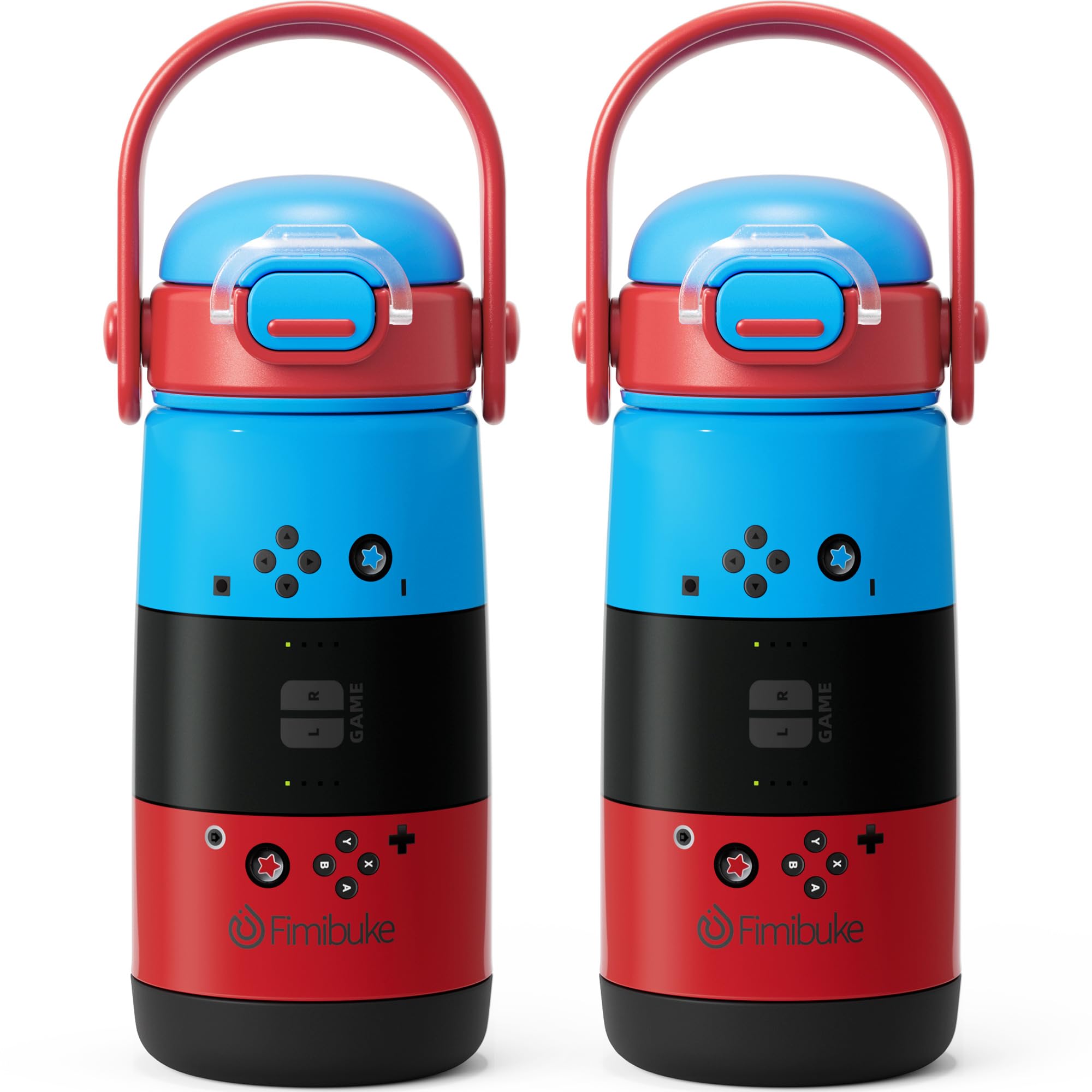 Fimibuke 14oz Insulated Stainless Steel Kids Water Bottle