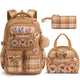 Fimibuke Girls 9-Piece Backpack Set with Lunch Bag & Pencil Case