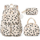 Fimibuke Girls Corduroy 3-Piece Backpack Set with Lunch Bag & Pencil Pouch