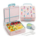 Fimibuke 41oz Kids Bento Lunch Box with 4 Compartments - Nautica Blue