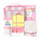Fimibuke Kids 4-Compartment Bento Lunch Set with 12oz Thermos - Green Dinosaur