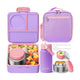 Fimibuke Complete Bento Lunch Set with Thermos, Bottle & Bag - Mermaids