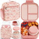 Fimibuke Kids Bento Lunch Box Set with 8.5oz Insulated Food Jar & Lunch Bag