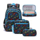 Fimibuke Kids 3-Piece Water-Resistant Backpack Set, Ages 3-12