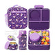 Fimibuke Kids Bento Lunch Set with Thermos, Water Bottle & Bag