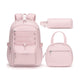 Fimibuke Girls 17-Inch Backpack Set with Lunch Bag & Pencil Case - Pink