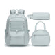 Fimibuke Girls 17-Inch Backpack Set with Lunch Bag & Pencil Case - Mint