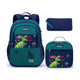 Fimibuke Boys 3-Piece Water-Resistant Backpack Set, Age 5+ - space Black
