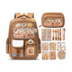 Fimibuke Capybara Kids Backpack & 28-Piece School Supplies Set - capybara